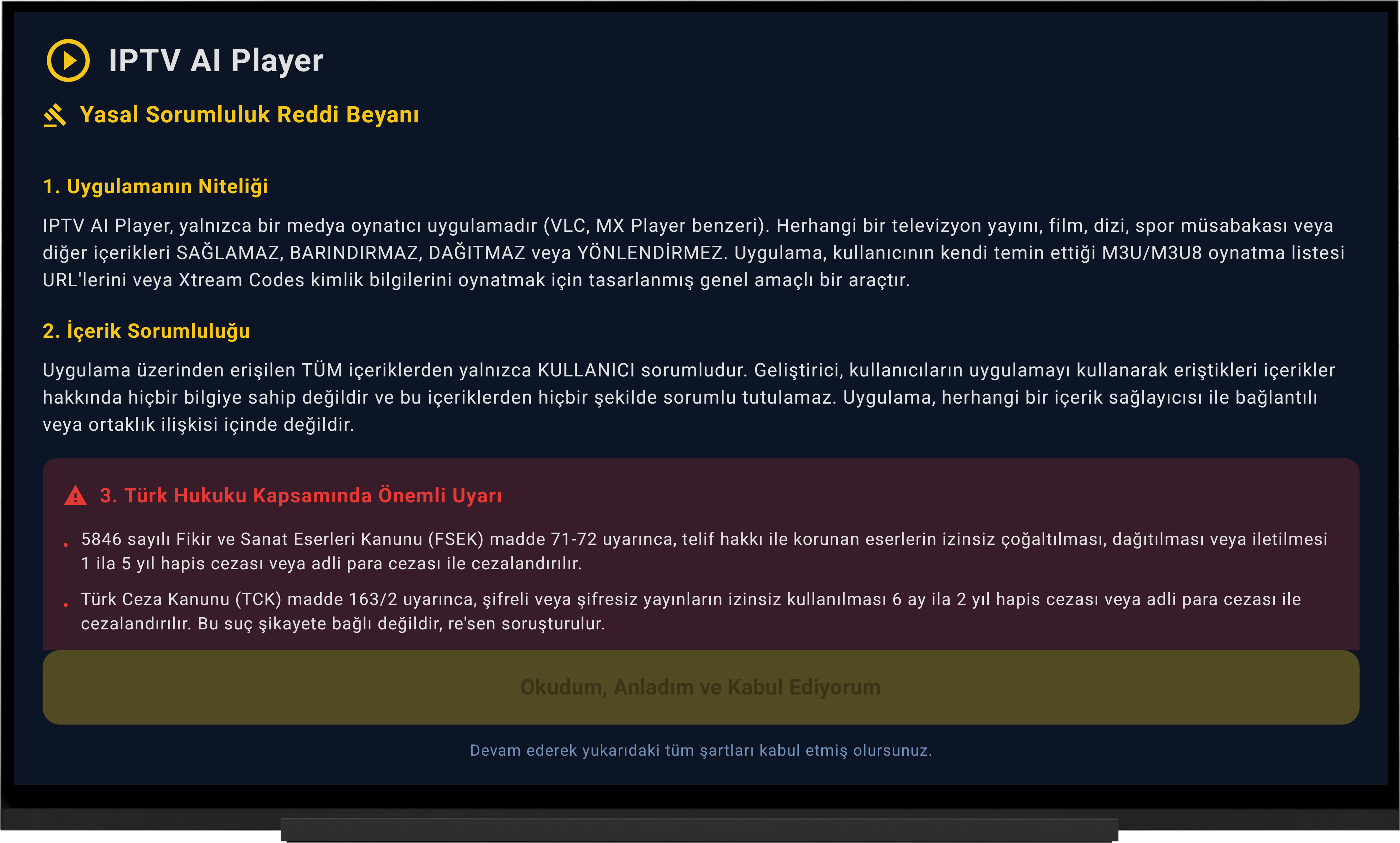 IPTV Ai Player screenshot 1