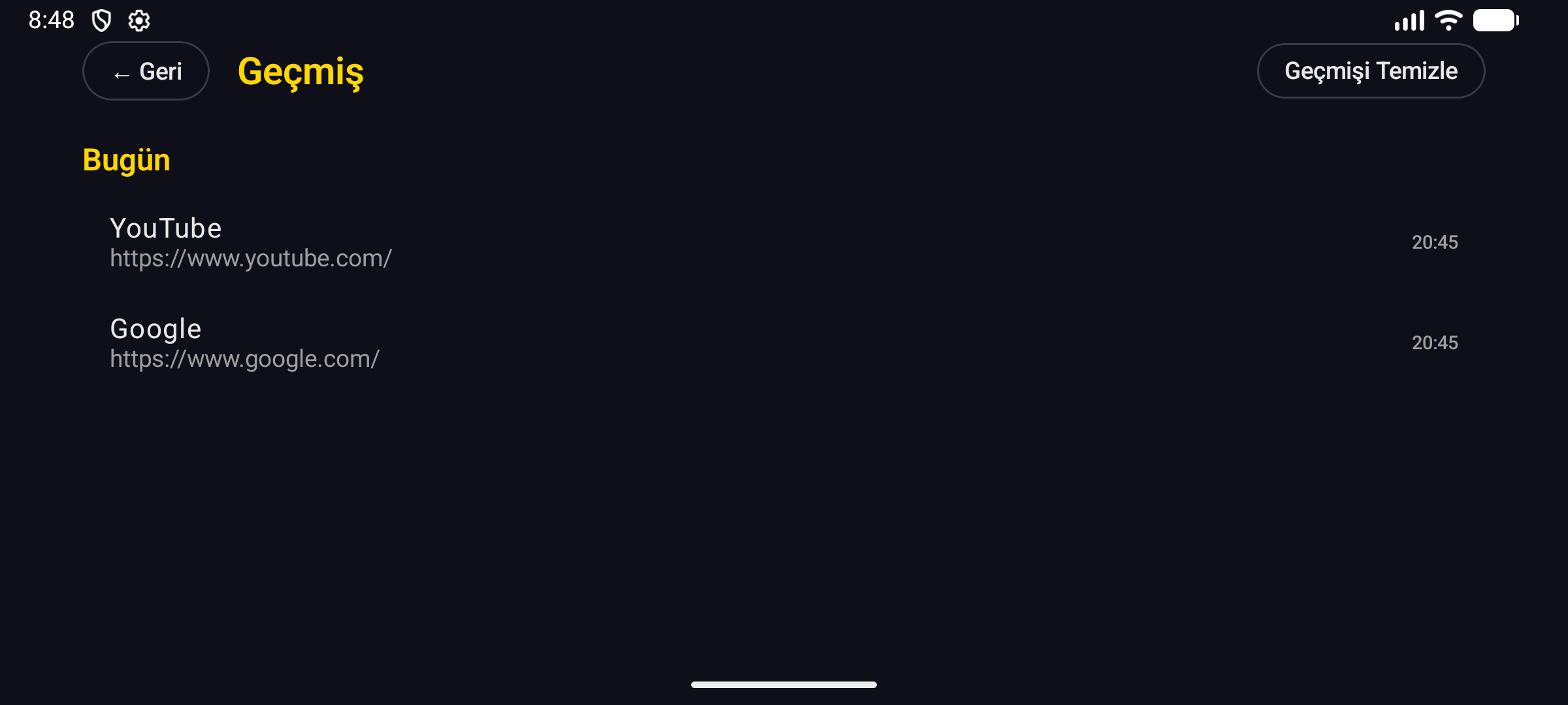 Gold Tarayıcı screenshot 5